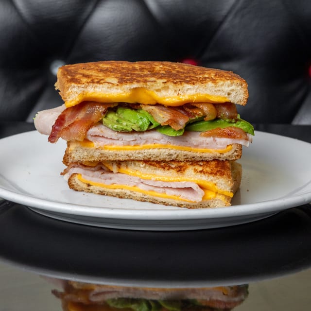 Turkey Bacon & Egg Sandwich.