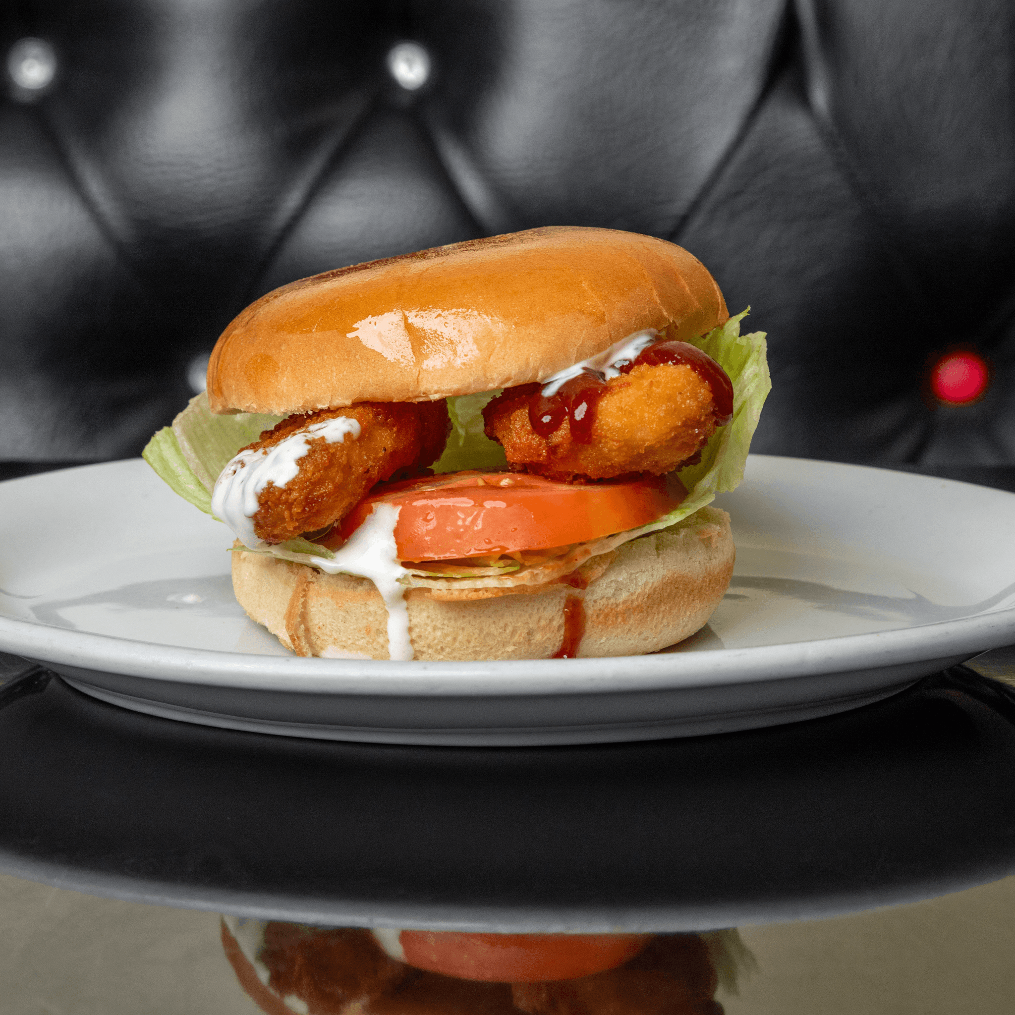 BBQ Ranch Crispy Chicken Sandwich.