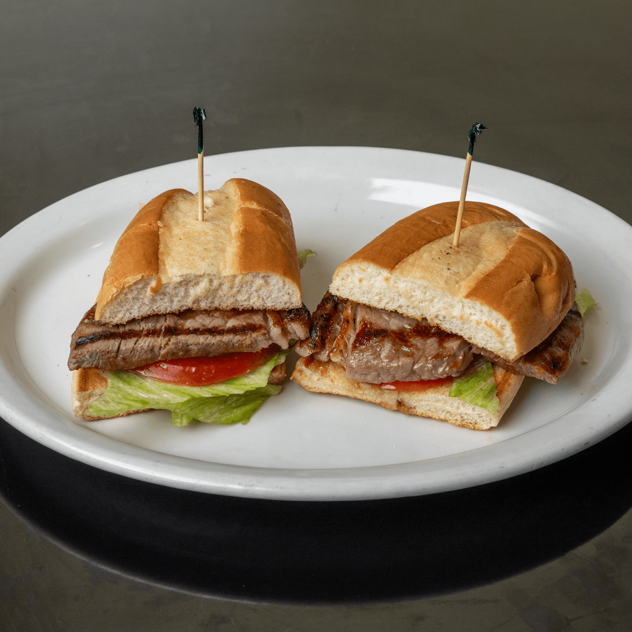 Ribeye Steak Sandwich.