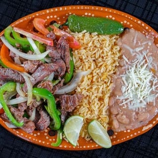 Steak Fajitas Plate