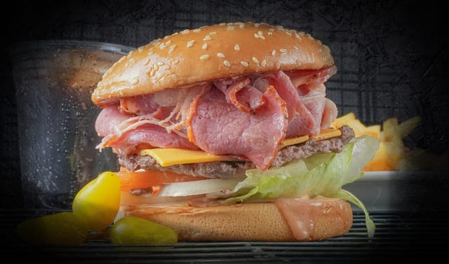 Pastrami Cheese Burger