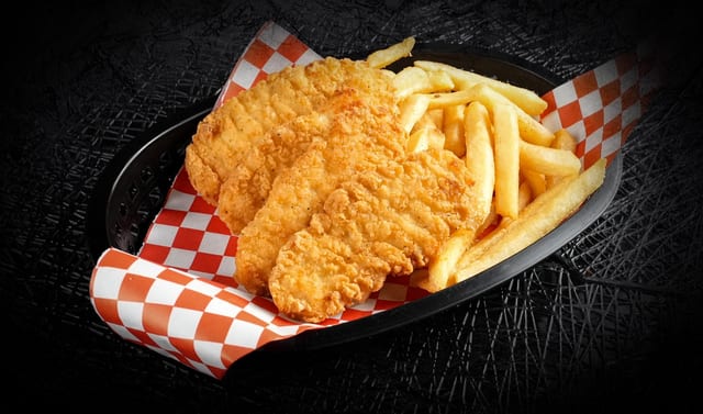 (4pc) Chicken Strip/ w fries